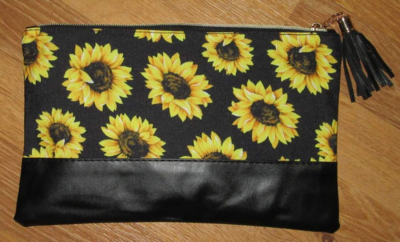 Sunflower Makeup Bag