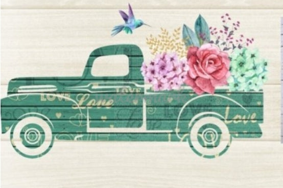 Vintage Truck Green