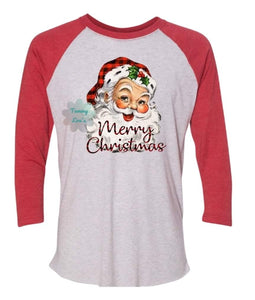 Merry Christmas Vintage Santa Sublimation